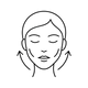 Visage redéfini et dégonflé